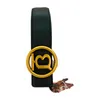 Mens Women Designer Belt Classic Bredd 3,8 cm Zinklegering Buckle Casual Letter Pin Buckle Mounted Men's Leather Belt Storlek 95-115 cm Multicolour