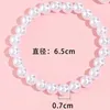 Charm Bracelets U-Magical Exquisite Double Layer Imitation Pearl Beaded Bracelet For Women Temperament Circle Party Jewellery