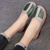 Jurk Schoenen Maat 42 Echt Leer Ballet Flats Dames Loafers Bloem Mocassins Vrouw Grijze Loafer 2023 Lente Zomer Vrouwelijke Rijden Schoenen L230724