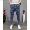 Jeans Masculino Calça Cargo Nova Personalidade Hip-hop Masculina Macacões da Moda Calças Casuais Jeans Calças largas para homem Calças justas y2k L230724