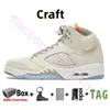 2023 med Box Jumpman 5 Herr Basketball Shoes 5s University Blue Lucky Green A Ma Black Light Bone Georgetown Craft Sail Oreo Men Sport Women Sneakers Trainers Storlek 13