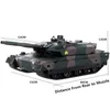 ElectricRc Araç Tipi 10 RC Ağır Tank 1200mAh Lityum Pil Bağımsız Askeri Serisi Yükle Track Offroad Kids Toys 230724