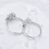 2023 Hot selling S925 in Japan, South Korea, Europe and the United States, high design sense, double layer moonstone ring, female