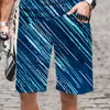 Мужские шорты мужская одежда граффити рисунок удобная уличная одежда/женщины лето хараджуку прохладный 3D -печатный