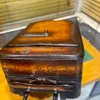Aviation box Valise trolley en cuir Berluti FORMULA Design unique pouvant être utilisé en combinaison avec une mallette Armature de barre de traction Fait à la main en cuir véritable Mallette de voyage