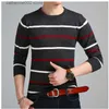 Herrenpullover Marke Social Cotton Thin Herren Pullover Pullover Lässig gehäkelt gestreift Strickpullover Herren Slim Fit Jersey Kleidung T230724