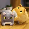 Esplosivi all'ingrosso Animale Quadrato Gatto Figura Peluche Gatto 21 cm Grab Machine Doll Kitten Doll