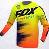 T-shirt da uomo 2023 Maglie da downhill da uomo HPIT FOX Mountain Bike MTB Camicie Offroad DH Moto Jersey Motocross Abbigliamento sportivo Abbigliamento Bike T88