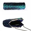 Evening Bags Retro Beaded Sequined Women Peacock Cheongsam Luxury Designer Handbags Clutch Purses