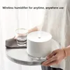 Humidificateur portatif rechargeable à brume fraîche - 2 modes de brume, protection automatique contre l'extinction, parfait pour la chambre de bébé, le bureau, la voiture, la chambre, les voyages, le bureau des plantes