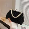 HBP-evening Bags Pearl Handle Trend Женская тенденция для женщин Элегантные плечи, инкрустированные бриллиантами