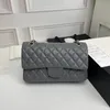 أكياس الكتف سلسلة Crossbody Bag Bag Bag Bag Women Classic Fashion Lady Lade Handbag Tote Caviar Cealted 1112 25cm Chain Bag Bage Messenger CC