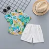 Kleidungssets DIIMUU Baby Kinder Jungen Kleidung Sets 2 stücke T-shirt Kurze Hosen Mode Baumwolle Kinder Outfits Anzüge 14 Jahre Sommer tragen 230721