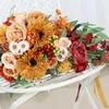 Decoratieve Bloemen Bruidsmeisje Holding Boeket Vintage Bruiloft Romantische Ceremonie Decoratie