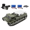 Electricrc Car WPL RC Tank zabawka 24G Super Tank 4WD Crawler Tracked Pilot Control Pojazd Choy Battle Toys dla dzieci dzieci 230724