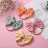 Haaraccessoires Baby Boog Hoofdband Nylon Hoofdbanden Gebreide Banden Voor Kinderen Meisjes Zachte Haarband Geboren Peuter