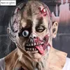 LaTex Halloween Mask Festival Skull Masks Skeleton Party Prop Halloween Party Decoration Gift Mascara Light Up Cosplay Costume