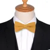 Bow Ties Candy Color Tie Classic Shirts Pre-tied Bowtie For Men Wedding Business Solid Butterfly Cravats