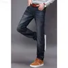 Hommes JEANS Hommes Jeans Denim Long Pantalon Seluar Panjang Casual Plus La Taille Pantalon Jean Lelaki Bleu Foncé Régulier L230724