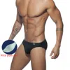 Men's Swimwear Swimming Trunks Low Waist Briefs Sexy Solid Swimsuit QuickDrying Shorts Slip for Men Push Pad Clothing 230724