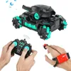 ElectricRC Car 24G Water Bomb RC Tank CAR Light Music Shoots Toys For Boys Tracked Vehicle Control Remote War Tanks 230724