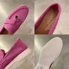 Jurk Schoenen Sport Vrouwen Flats Schoenen 2023 Nieuwe Trend Lente Herfst Platform Suede Loafers Schoenen Casual Dames Lopen Non slip Chaussure Femme L230724