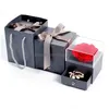 Cajas de joyería Diseño de moda Mujeres Flor simple Borde Caja de anillo de rosa Cajas de matrimonio Regalo de niñas para el día de San Valentín Entrega de entrega de embalaje Disp