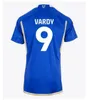 S-4XL 23 24サッカージャージーシティVardy Daka Maddison Leicesters Tielemans Ndidi Ayoze Barnes Schmeichel Lookman 2023 2024 Men Kids Kit Football Shird Jersey