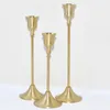 Candle Holders Nordic Style Metal Simple Black Golden Wedding Decoration Bar Party Living Room Decor Home Candlestick