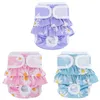 Washable Dog Diapers Female Reusable Highly Absorbent Doggie Diapers Dress Style Durable Leak-Proof Diapers for Dog Period Heat Incontinence Potty Training