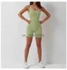 Strój jogi Onepiece kombinezon dla kobiet gimnastyczna joga trening romper fitness odzież Activewear J230725