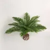 Objets décoratifs Figurines 35/70cm Faux Plantes Tropicales Grand Palmier Artificiel Feuilles De Palmier En Soie Faux Branches D'arbres Pour La Maison Jardin Décoration De Fête De Mariage L230724