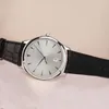 2023 Novo relógio de alta qualidade Designer de relógios masculinos Movimento automático Pulseira de aço 316L Vidro de cristal revestido Relógio esportivo de couro branco com caixa