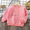 Hoodies Sweatshirts Autumn Clothing New Style Children Hoodies Cute Oneck Top Boys Girls Baby Solid Color Fashion Trendy Casual Cartoon Sweatshirts J230724