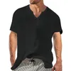 T-shirt da uomo 2023 T-shirt a maniche corte con scollo a V estivo T-shirt slim-fit Fashion Trend Sport Abbigliamento fitness casual Top di alta qualità