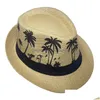 Широкие шляпы с краями Uni Maple Leaf Print Paper ST Jazz для мужчин Женщины лето на открытом воздухе для солнца шляпа пляж Пляж Панама Кап