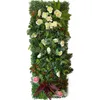 Flores decorativas plantas artificiais grama painel de parede buxo sebe 15,74 polegadas 47,24 polegadas falso musgo adequado para jardim interno ao ar livre