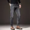 Jeans pour hommes 2022 Top marque meilleur prix confort pantalon en jean droit hommes Jeans affaires décontracté élastique mâle haute qualité pantalon L230724