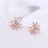 Stud Earrings ER-00650 In Luxury Jewelry Gold And Silver Plated Snowflake Earring For Women 1 Dollar Items Thanksgiving Gift