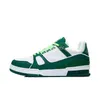 2023 Designer Sneaker Virgil Trainer Casual Chaussures En Cuir De Veau Abloh Blanc Vert Rouge Bleu Lettre Superpositions Plate-Forme De Mode De Luxe Baskets Basses Taille 36-45 Y1