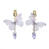 Ear Cuff Moda Elegante Borboleta Clipe Brincos Para Mulheres Sem Piercing Cartilagem Falsa Declaração Bonita Brinco Coreano Presentes Drop Delivery Jewe