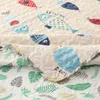 Beddengoed sets Mode gewatteerde sprei op het bed Bloemenprint Zomerdekbed Quilt Deken AB Zijkanten Sprei Cubrecam Cover Colcha 230721