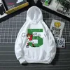 Bluzy bluzy nowa jesień 110th Football Field Numer Boys Hoodies Childrens piłka nożna nadruku długie rękawy bluza dla dzieci odzież mody J230724