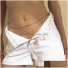 Bauchketten Sexy Imitation Perlenkette für Frauen Mode Kleid Dekorative Bund Taille Gürtel Damen Schmuck Geschenke Drop Lieferung Bo Dhyo7