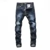 Men's Bear Classic Fashion PP Man Rock Moto Mens Casual Design Ripped Bevisad Skinny Denim Biker Plein Jeans L231024