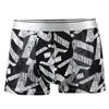 Cuecas masculinas cuecas respiráveis de seda gelo verão boxer shorts leves para jovens estudantes boxers masculinos