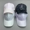 Ball Caps Summer Kpop блестящий декоративный рисунок Женские бейсбольные шляпы хлопковые тренд -стрит прохладный дышащий спорт Sport Soft Hip Hop