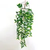 装飾的な花人工植物vines室の装飾プラスチック製の葉をぶら下げます偽の葉の偽の植物結婚式のパーティー壁バルコニーの装飾