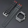 Watch Bands Replace the watch frame protective case GMW-B5000 watch strap bracelet accessories watch cover watch 2 IN1/batch 230724