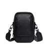 luxury designer Bags Black embossing 2023 new classic leather men's shoulder bag crossbody bag high quality fashion mobile phone bag